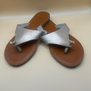 Sandals in gold and light brown size 7